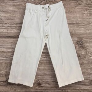 White Wide-Leg Pants